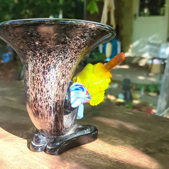 Rare HTF Vintage 💎 Murano, Italy 🤡 hand-blown VENETIAN GLASS CLOWN 🤡 pristine - Picture 3 of 9